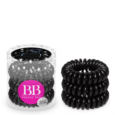 Beauty Bar резинка для волос с цвете "Черный"